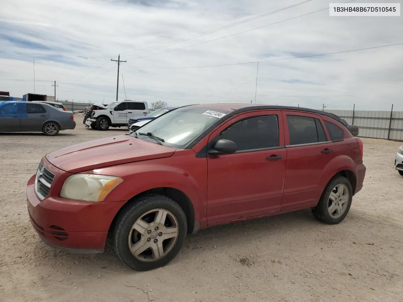 2007 Dodge Caliber Sxt VIN: 1B3HB48B67D510545 Lot: 54790694