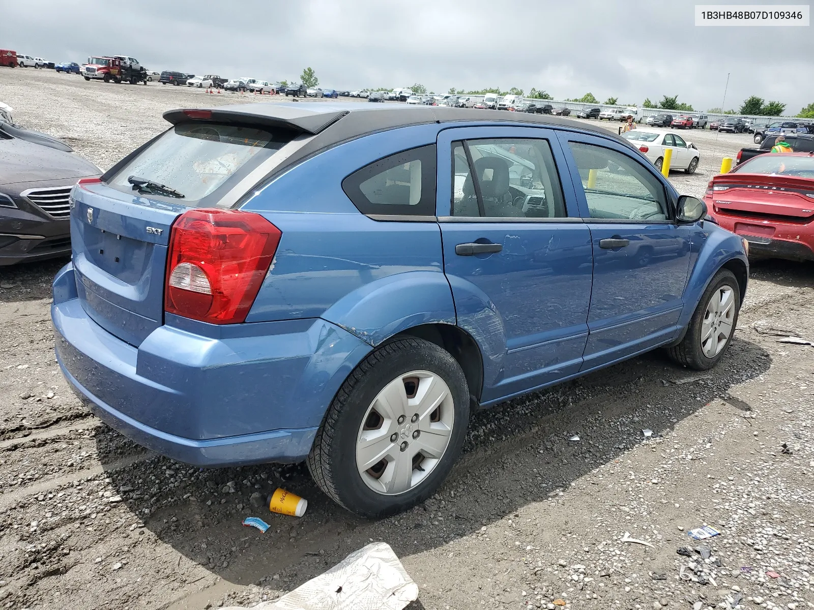 2007 Dodge Caliber Sxt VIN: 1B3HB48B07D109346 Lot: 55040044