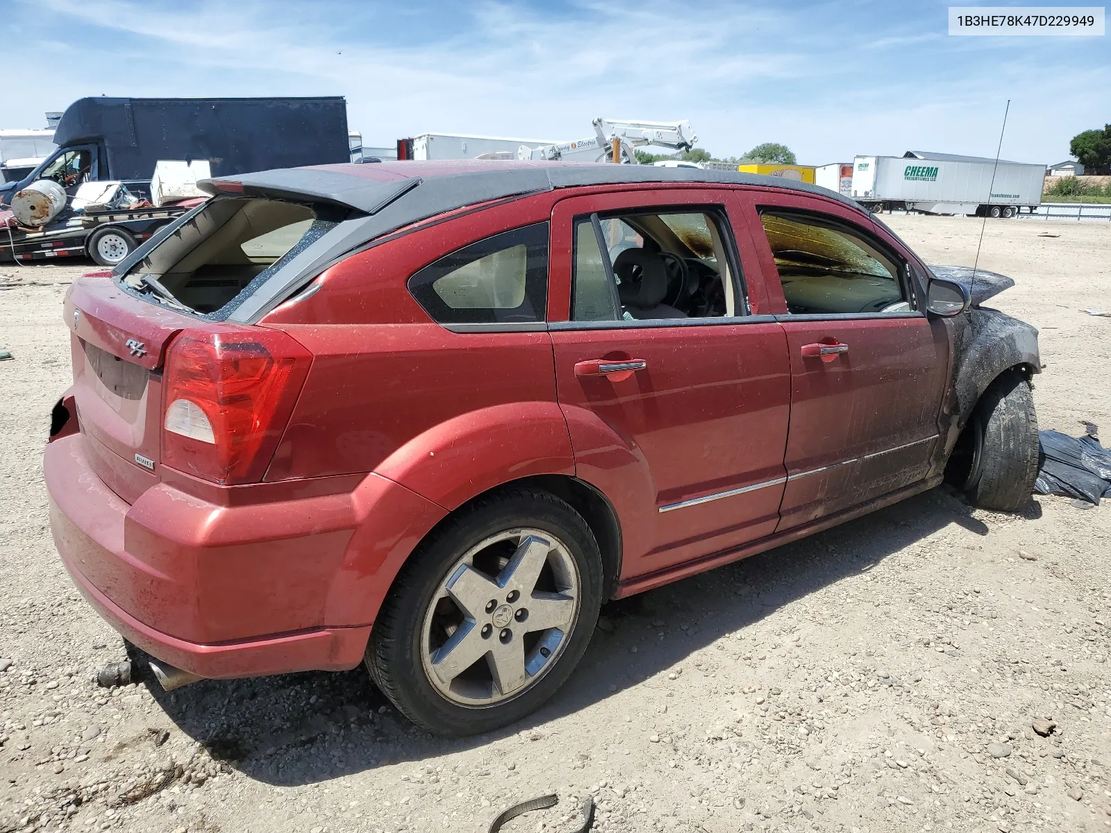 2007 Dodge Caliber R/T VIN: 1B3HE78K47D229949 Lot: 59284094