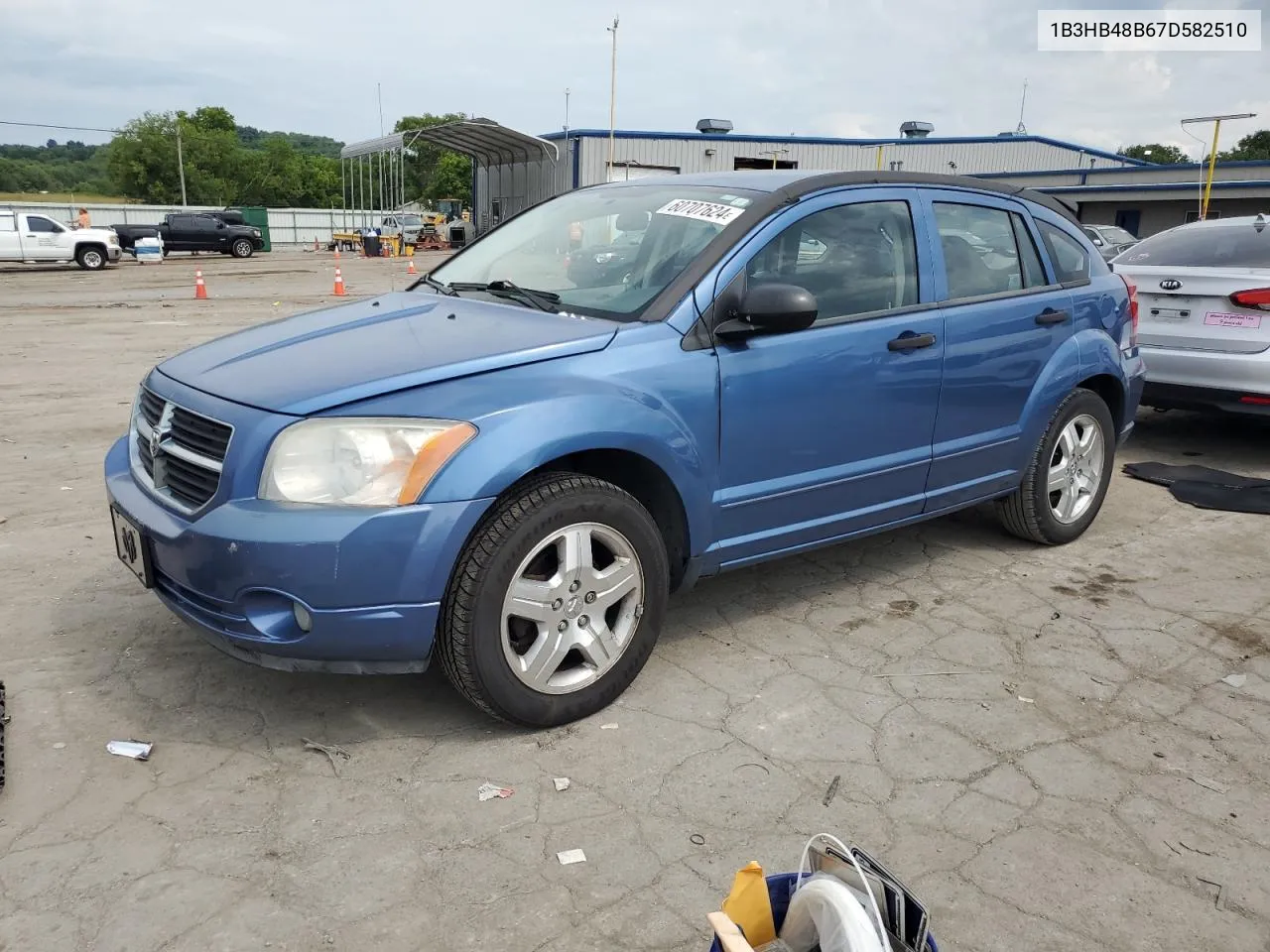 2007 Dodge Caliber Sxt VIN: 1B3HB48B67D582510 Lot: 60707624