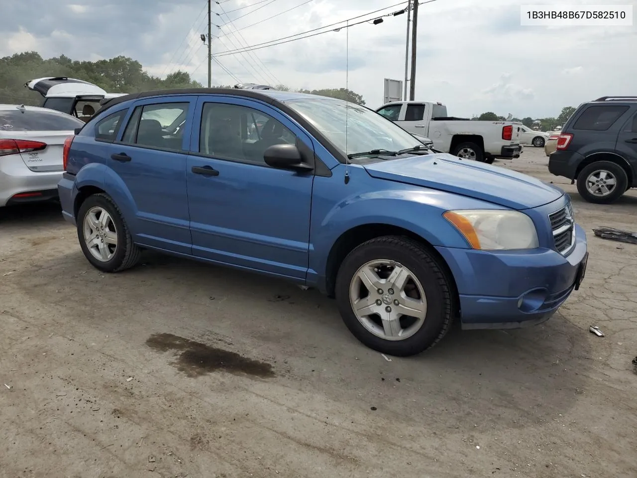 2007 Dodge Caliber Sxt VIN: 1B3HB48B67D582510 Lot: 60707624