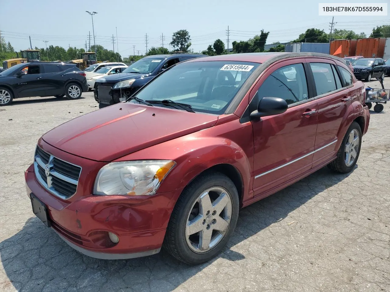 2007 Dodge Caliber R/T VIN: 1B3HE78K67D555994 Lot: 62615944