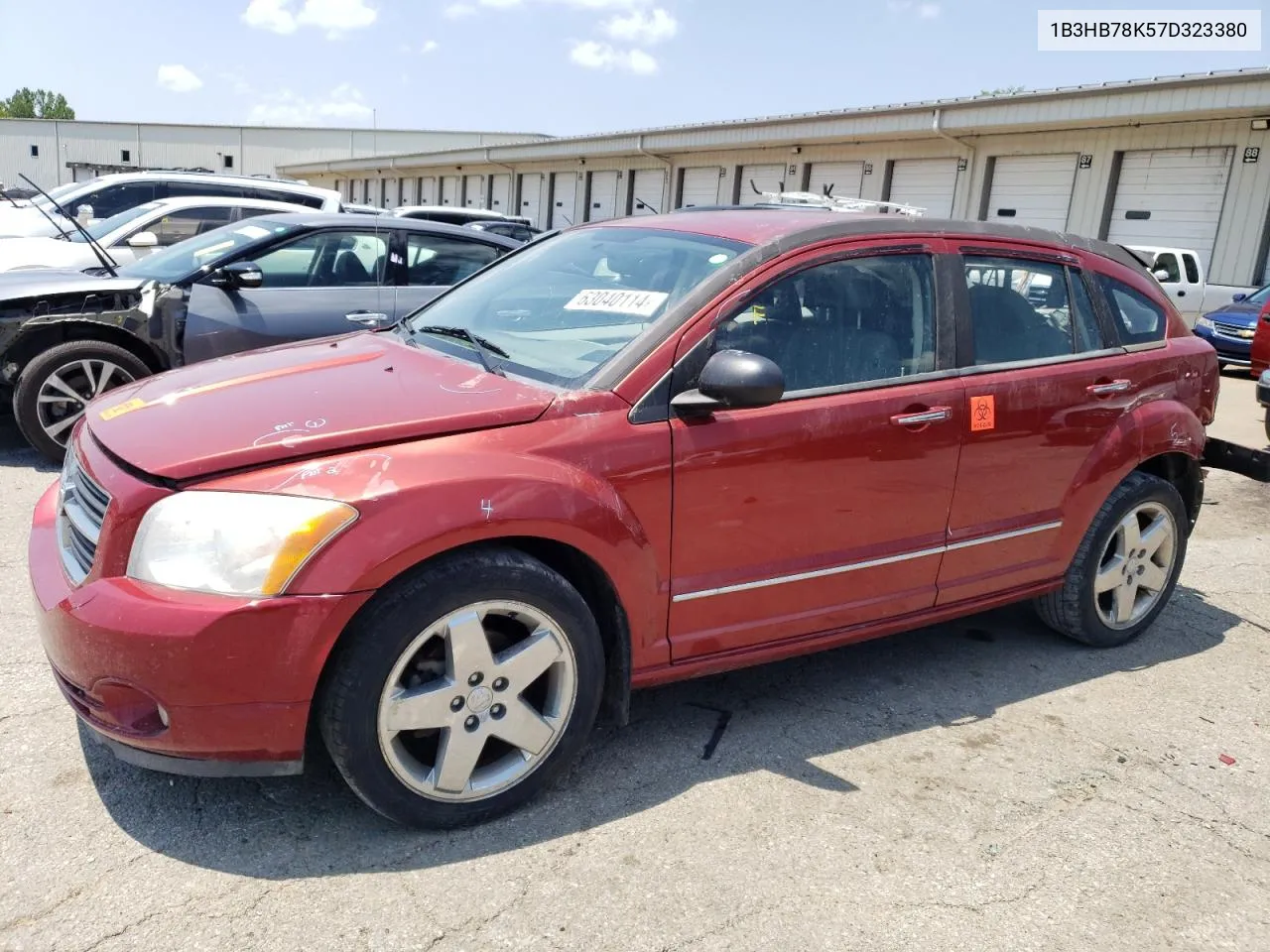 2007 Dodge Caliber R/T VIN: 1B3HB78K57D323380 Lot: 63040114