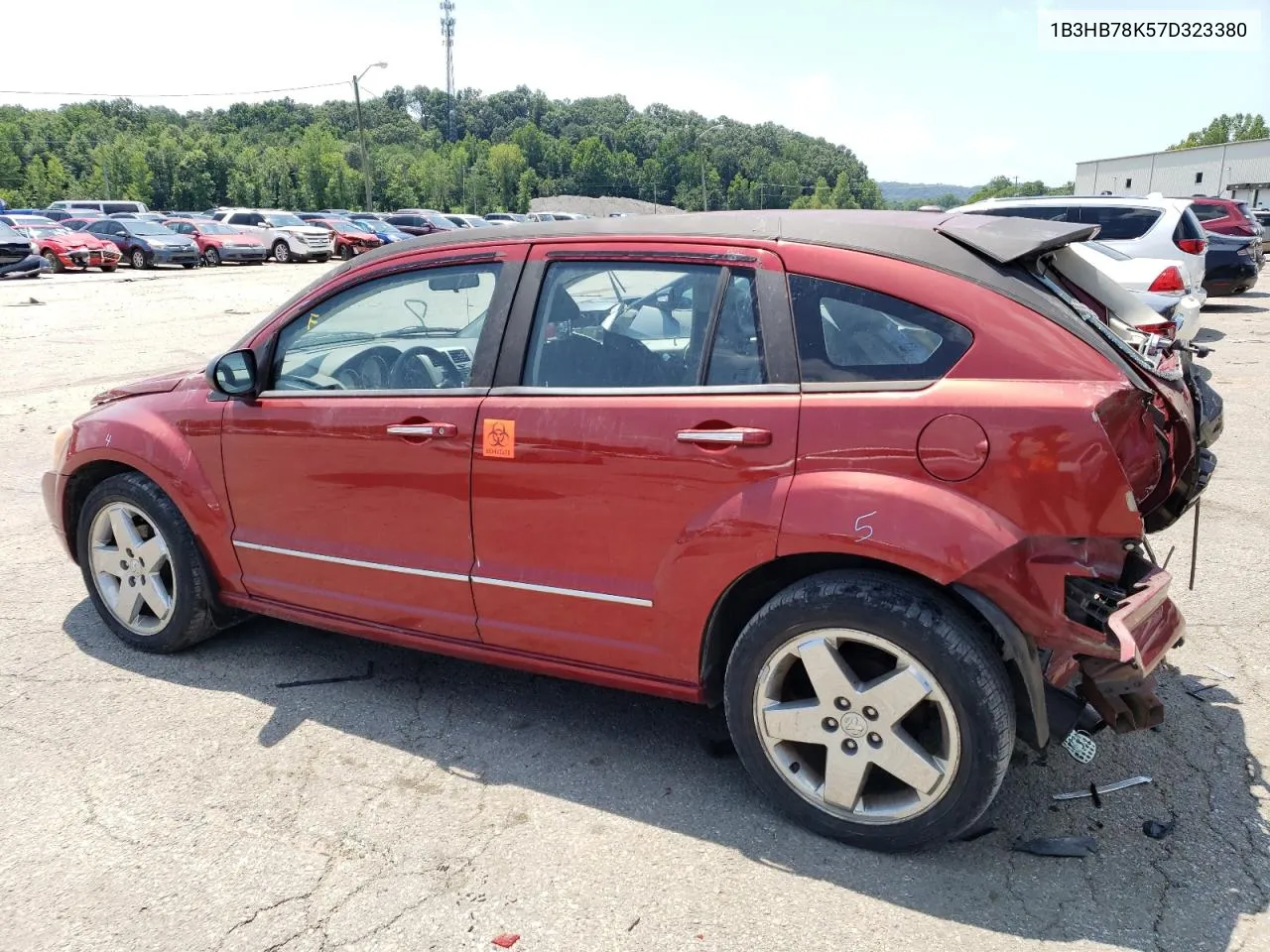 2007 Dodge Caliber R/T VIN: 1B3HB78K57D323380 Lot: 63040114