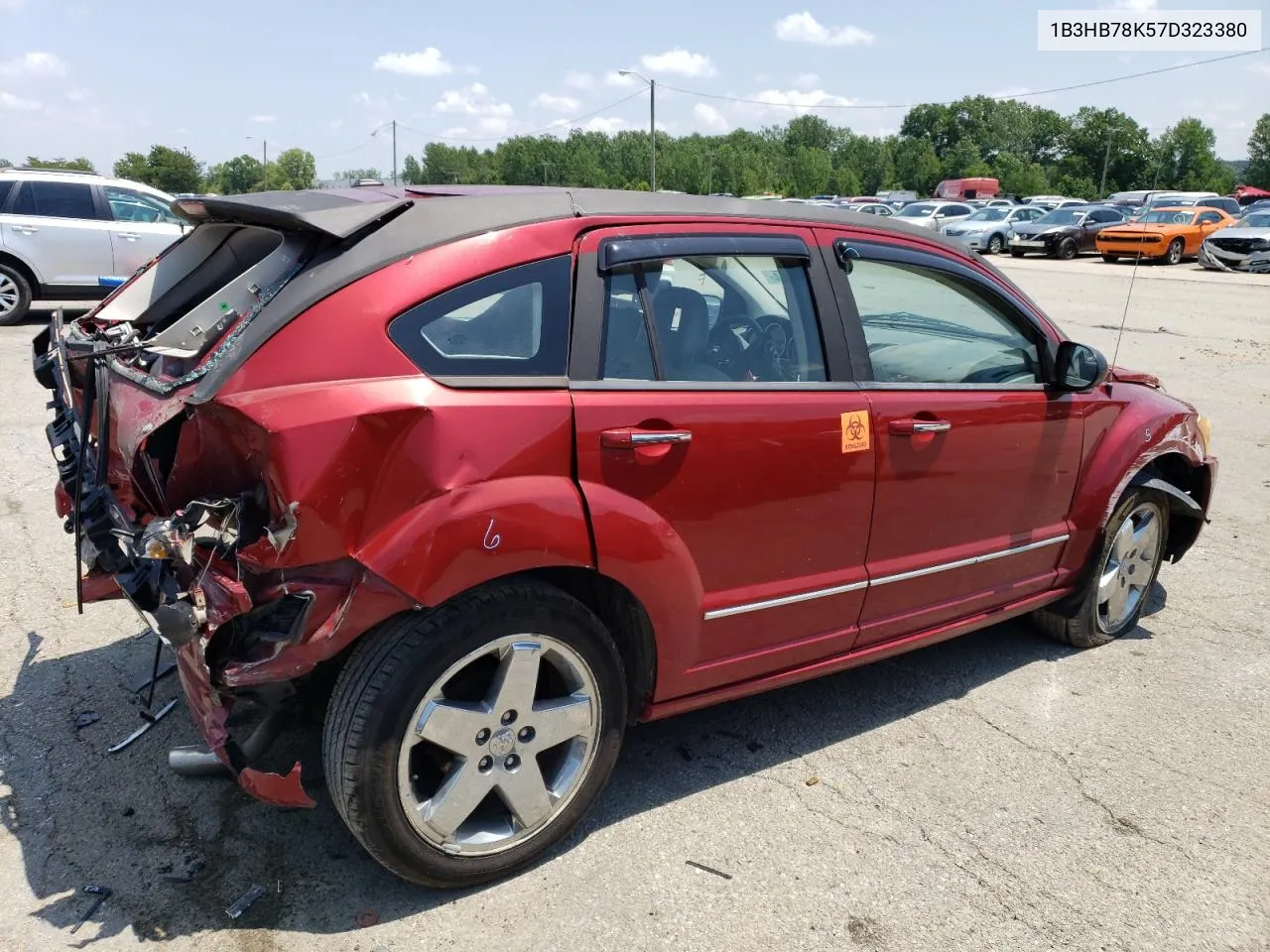 2007 Dodge Caliber R/T VIN: 1B3HB78K57D323380 Lot: 63040114