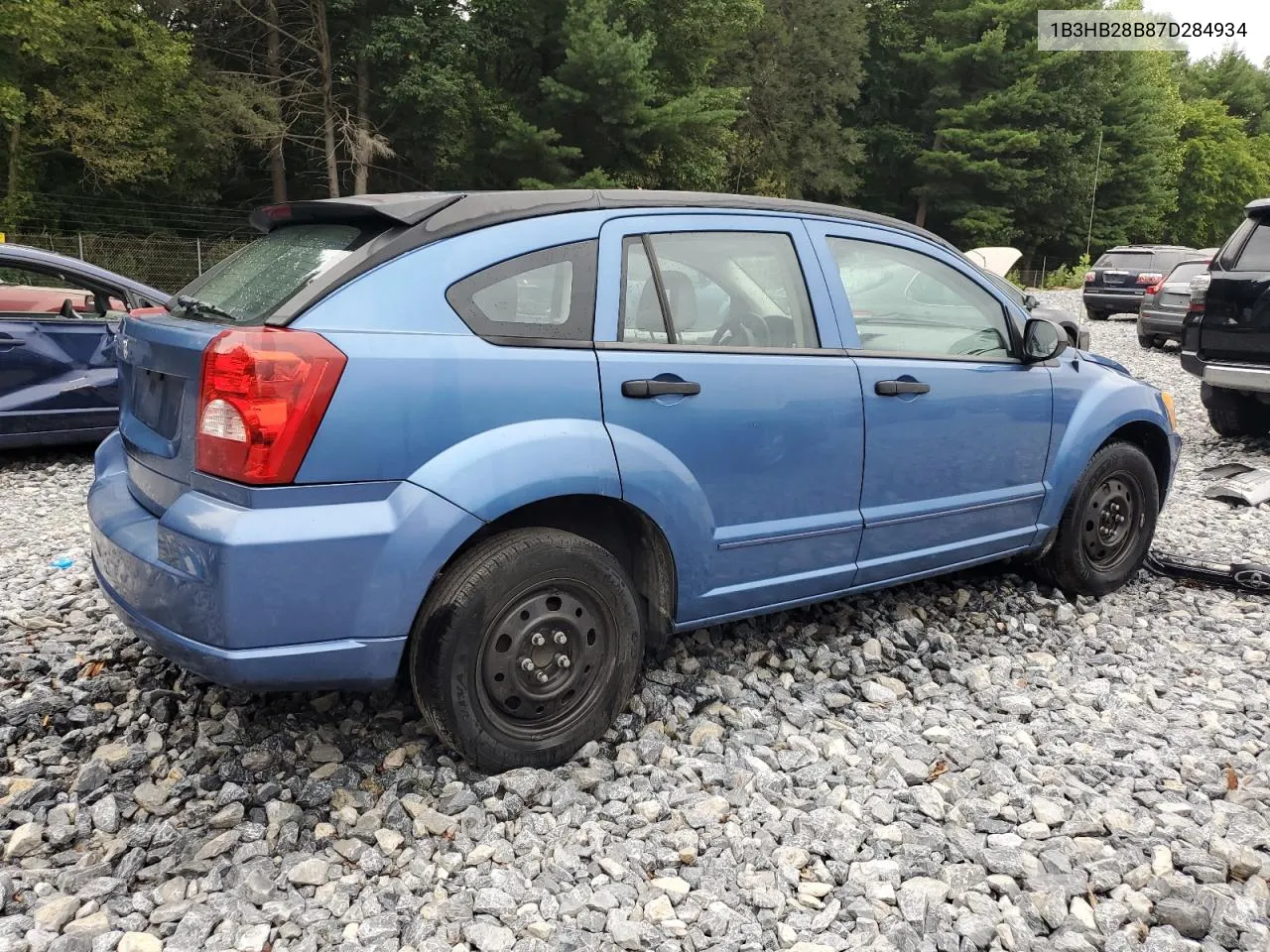 2007 Dodge Caliber VIN: 1B3HB28B87D284934 Lot: 64031484