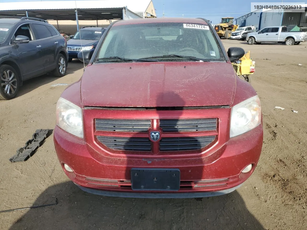 2007 Dodge Caliber Sxt VIN: 1B3HB48B67D236313 Lot: 66341724