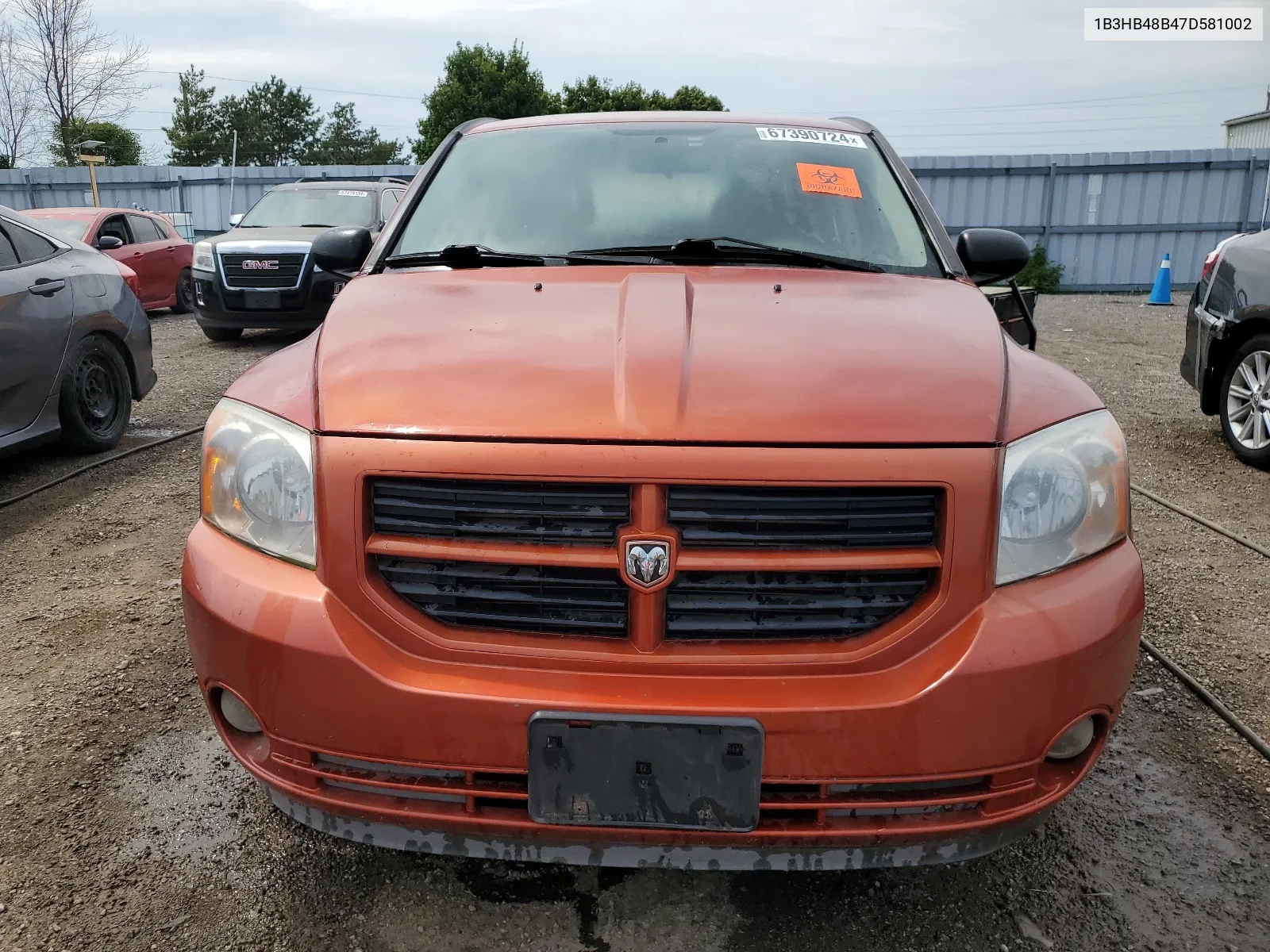 2007 Dodge Caliber Sxt VIN: 1B3HB48B47D581002 Lot: 67390724