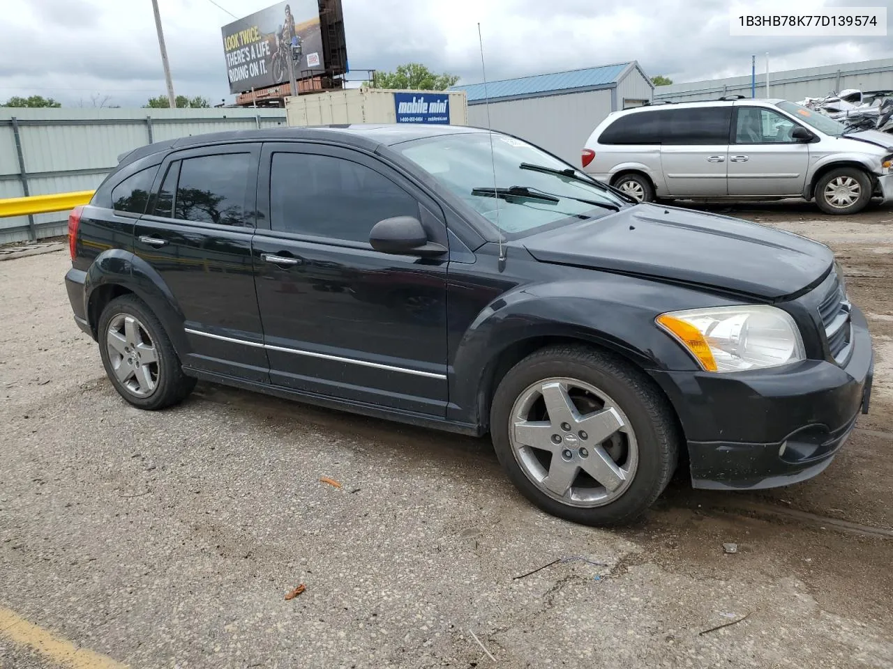 2007 Dodge Caliber R/T VIN: 1B3HB78K77D139574 Lot: 69897374