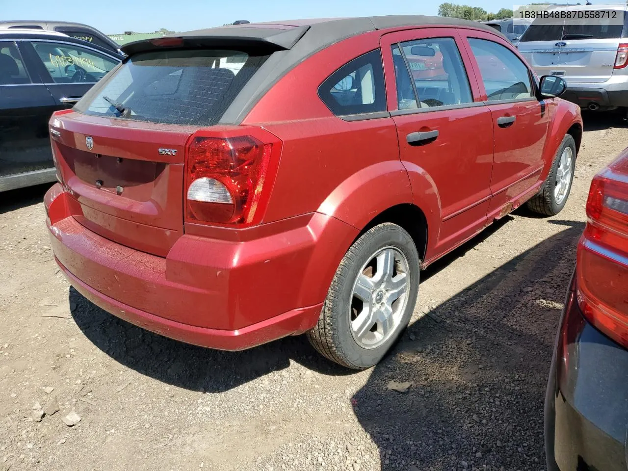 2007 Dodge Caliber Sxt VIN: 1B3HB48B87D558712 Lot: 70150524