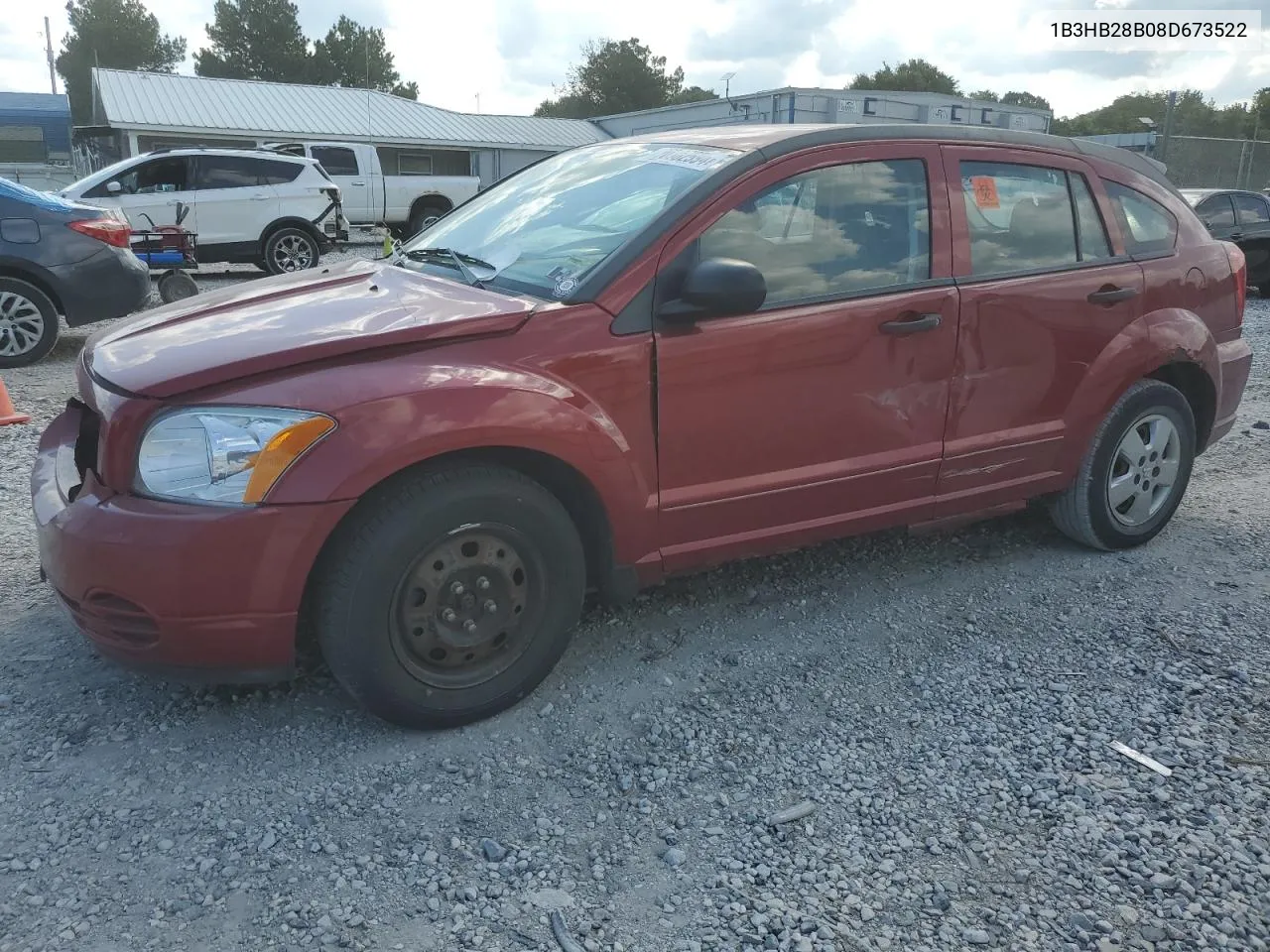 2007 Dodge Caliber VIN: 1B3HB28B08D673522 Lot: 70502594