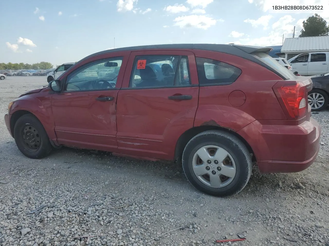 2007 Dodge Caliber VIN: 1B3HB28B08D673522 Lot: 70502594