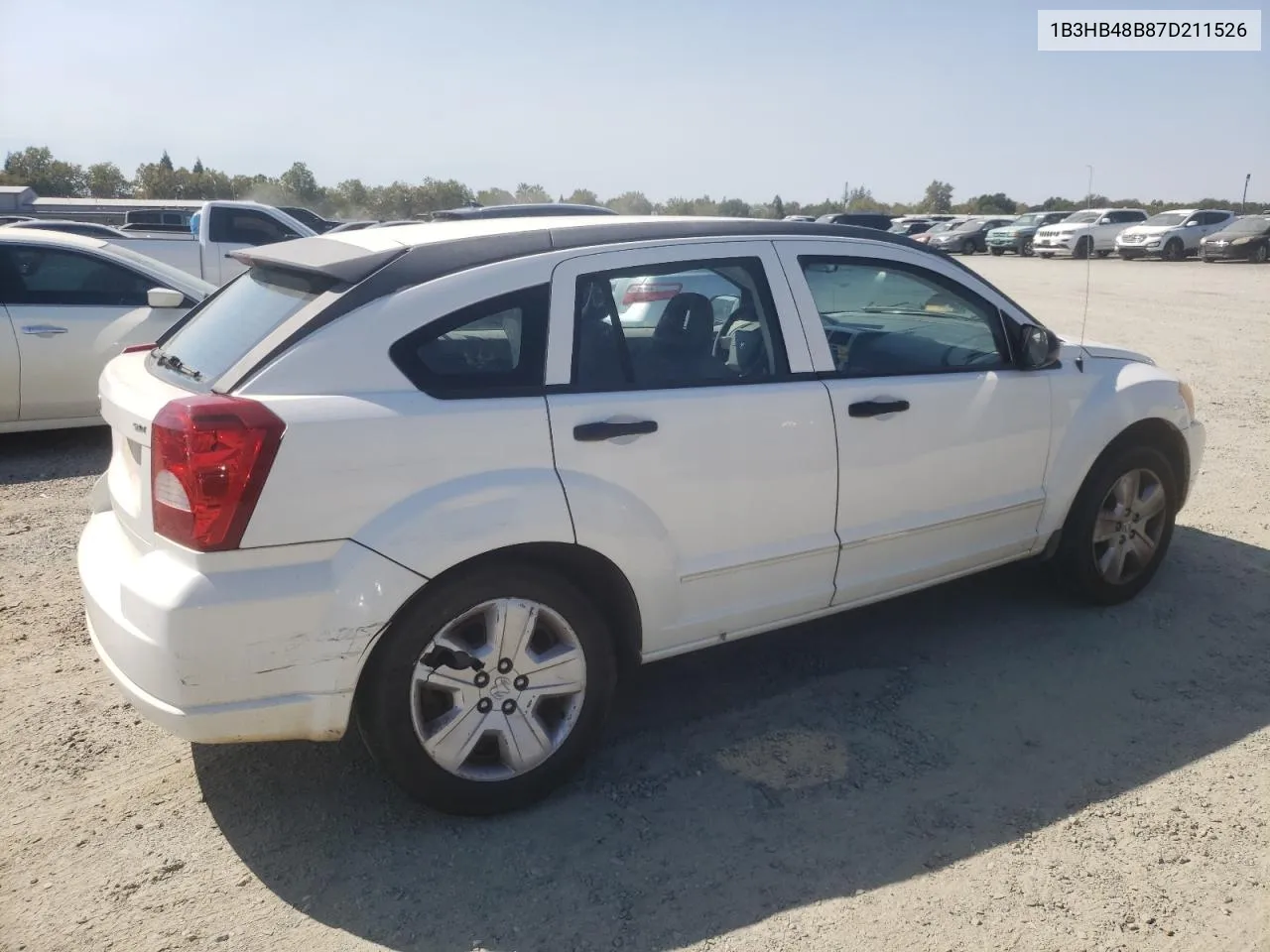 2007 Dodge Caliber Sxt VIN: 1B3HB48B87D211526 Lot: 70609614