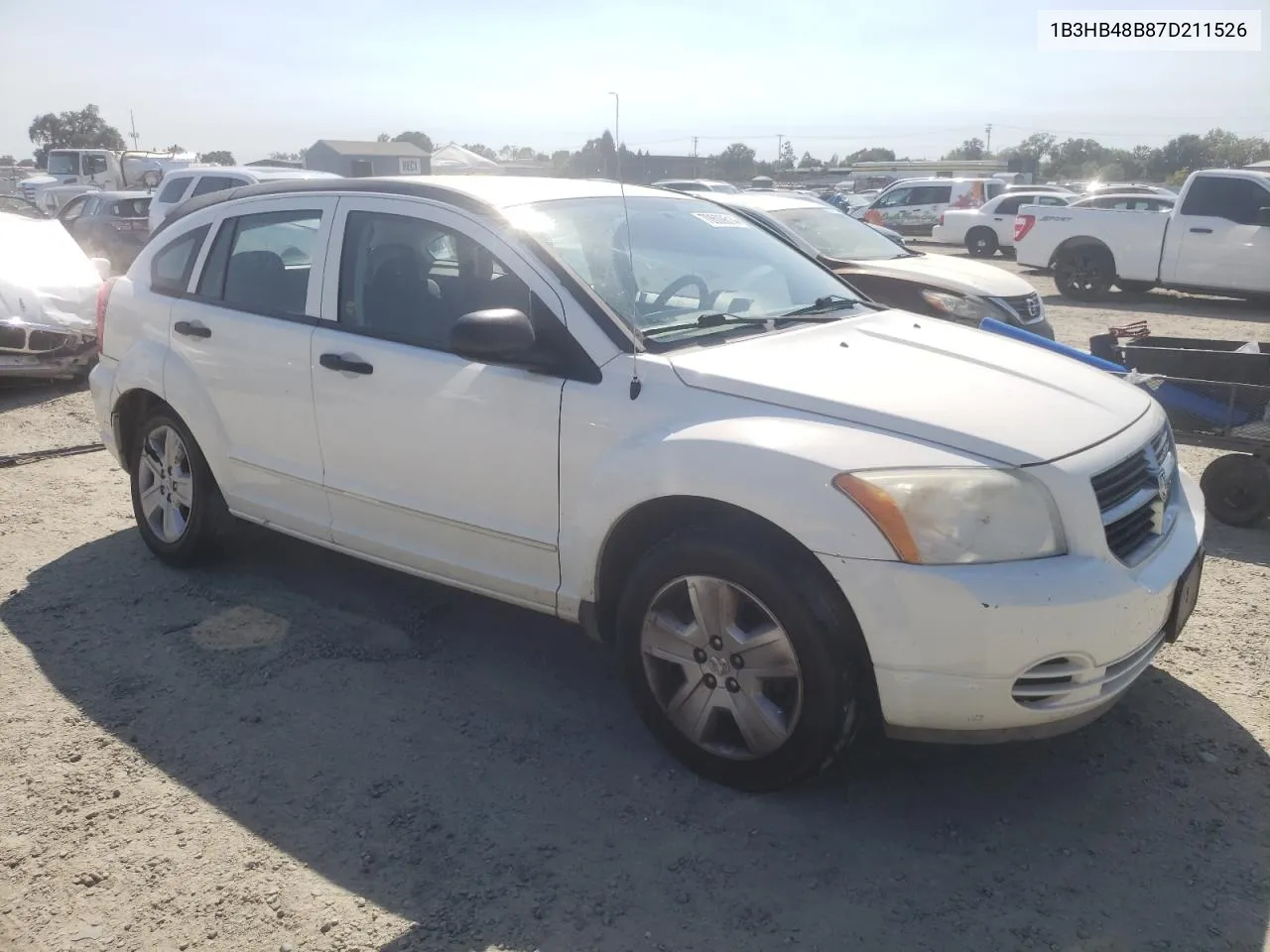 2007 Dodge Caliber Sxt VIN: 1B3HB48B87D211526 Lot: 70609614