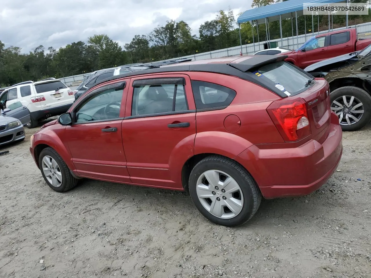 2007 Dodge Caliber Sxt VIN: 1B3HB48B37D542689 Lot: 71133764