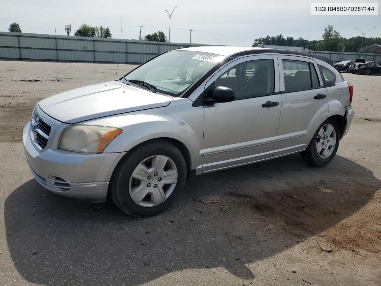 2007 Dodge Caliber Sxt VIN: 1B3HB48B07D287144 Lot: 71243004