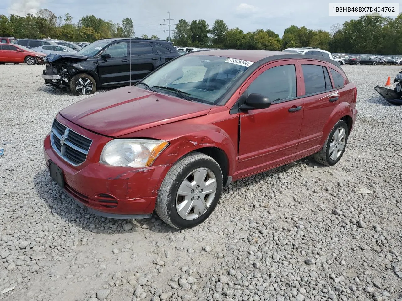 2007 Dodge Caliber Sxt VIN: 1B3HB48BX7D404762 Lot: 71529044