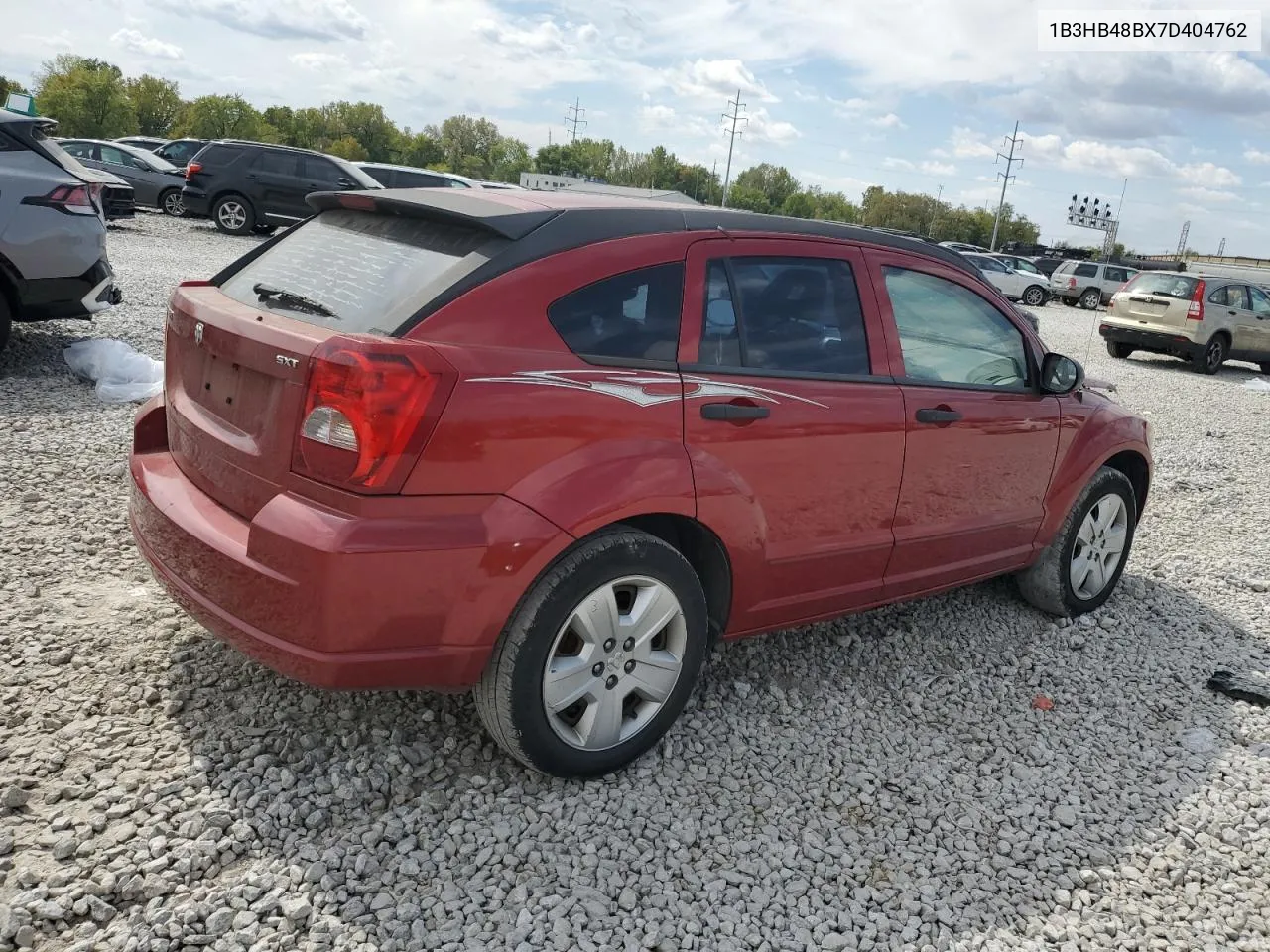 2007 Dodge Caliber Sxt VIN: 1B3HB48BX7D404762 Lot: 71529044