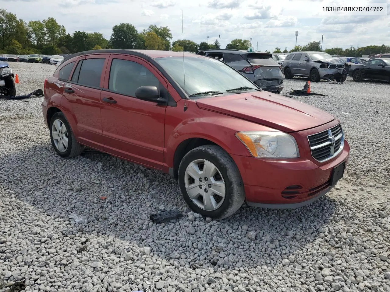 2007 Dodge Caliber Sxt VIN: 1B3HB48BX7D404762 Lot: 71529044