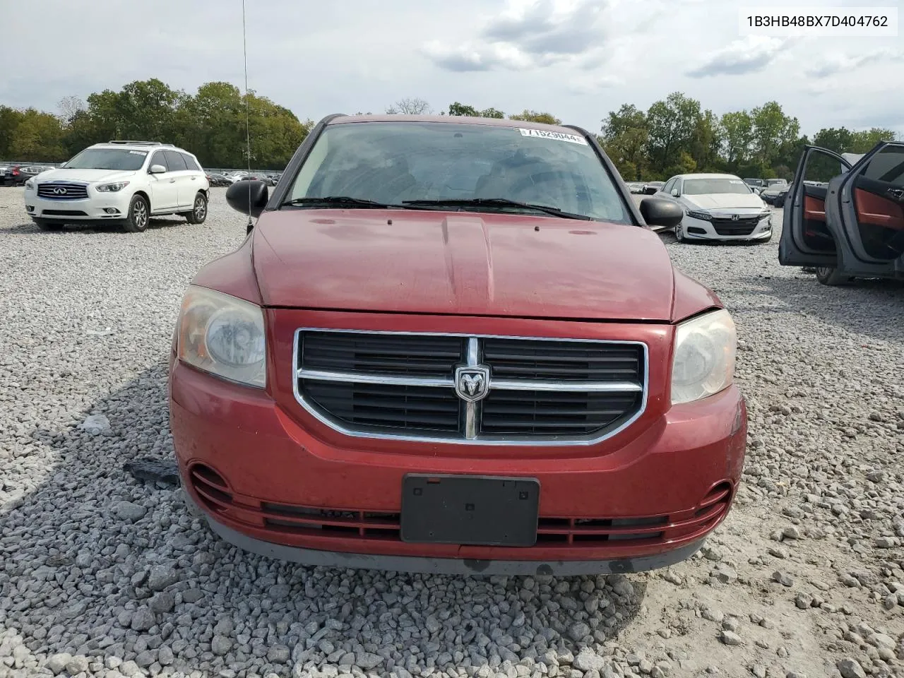 2007 Dodge Caliber Sxt VIN: 1B3HB48BX7D404762 Lot: 71529044