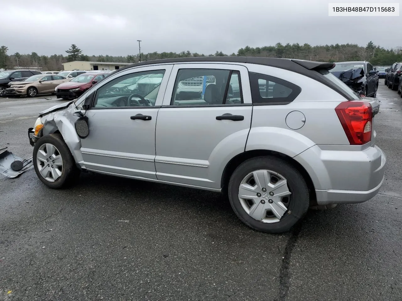 2007 Dodge Caliber Sxt VIN: 1B3HB48B47D115683 Lot: 72307994