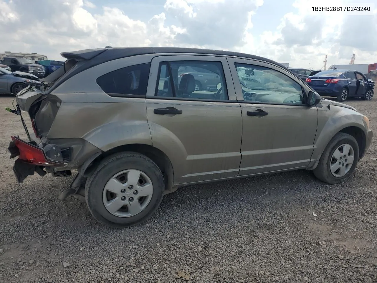 2007 Dodge Caliber VIN: 1B3HB28B17D243240 Lot: 72613334