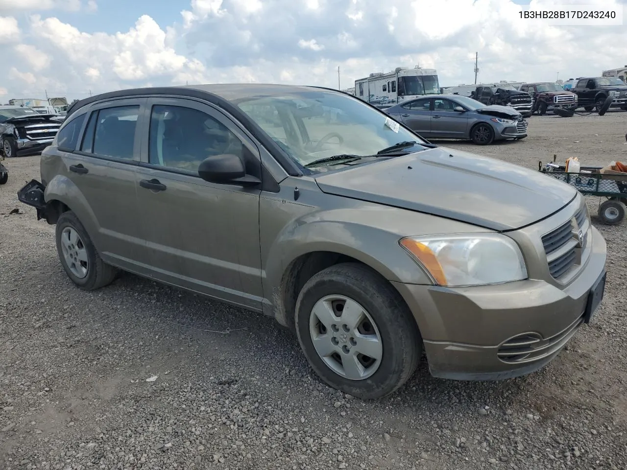 2007 Dodge Caliber VIN: 1B3HB28B17D243240 Lot: 72613334