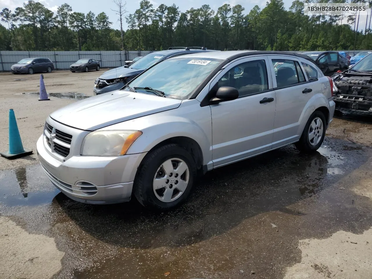 2007 Dodge Caliber VIN: 1B3HB28B47D242955 Lot: 73019134