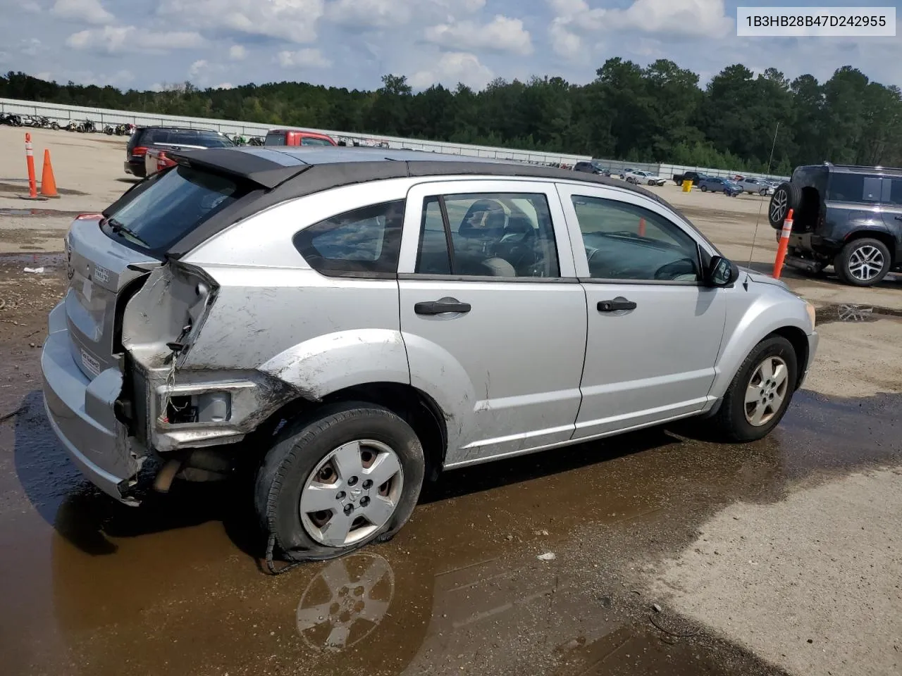 2007 Dodge Caliber VIN: 1B3HB28B47D242955 Lot: 73019134