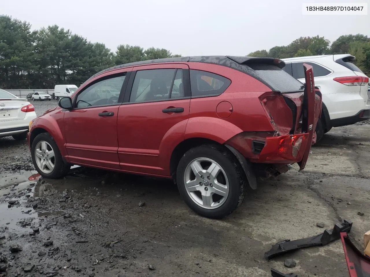 2007 Dodge Caliber Sxt VIN: 1B3HB48B97D104047 Lot: 73038774