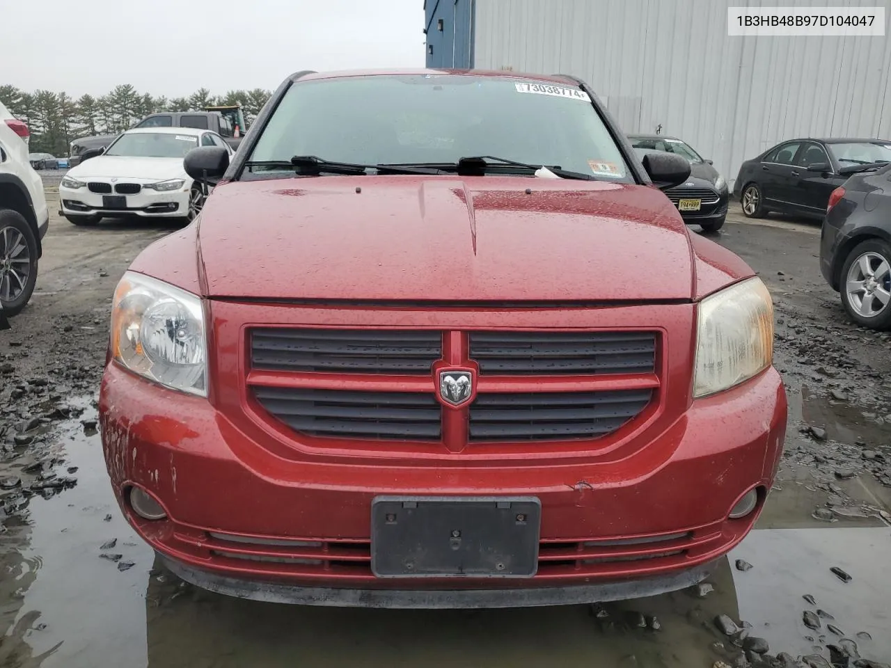 2007 Dodge Caliber Sxt VIN: 1B3HB48B97D104047 Lot: 73038774