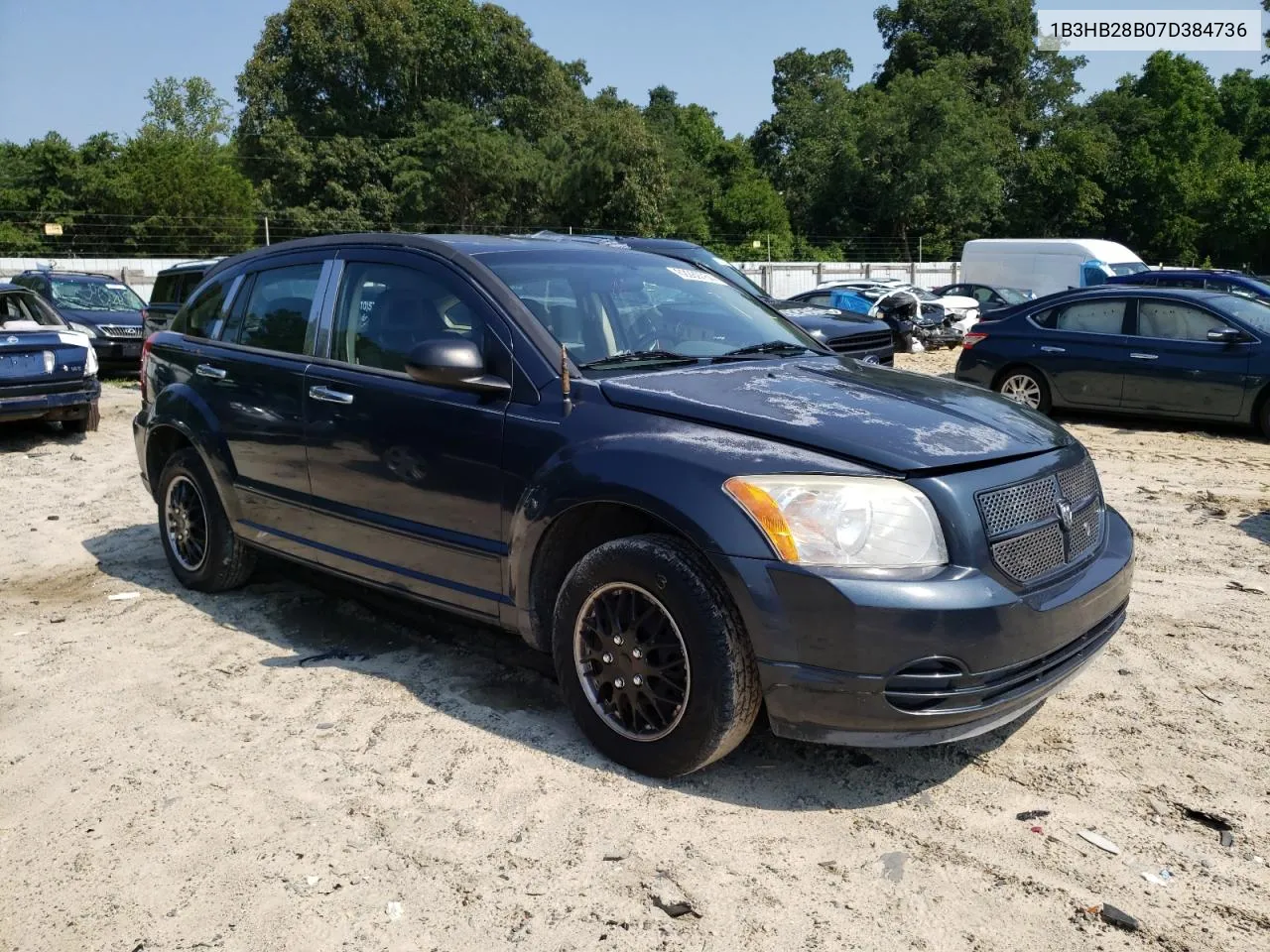 2007 Dodge Caliber VIN: 1B3HB28B07D384736 Lot: 73185764