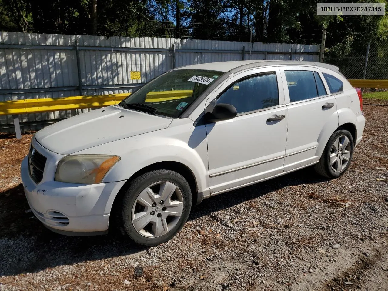 2007 Dodge Caliber Sxt VIN: 1B3HB48BX7D287345 Lot: 73439894