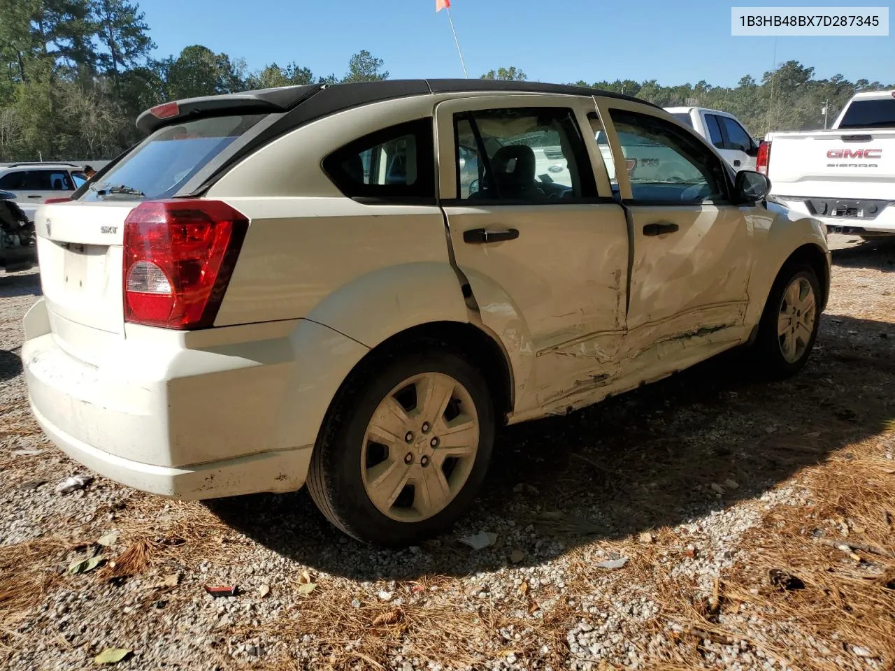 2007 Dodge Caliber Sxt VIN: 1B3HB48BX7D287345 Lot: 73439894