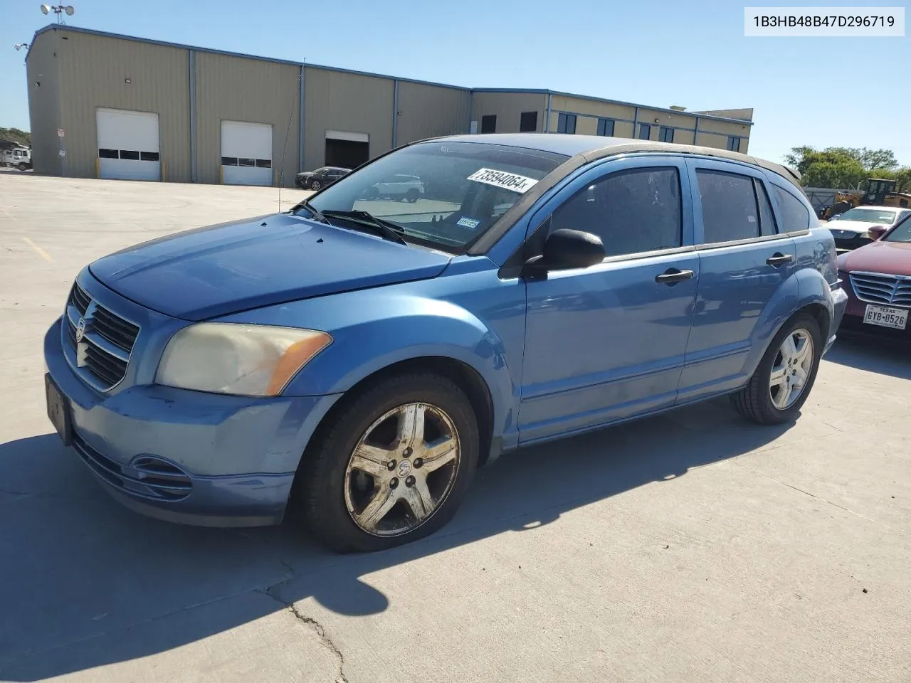 2007 Dodge Caliber Sxt VIN: 1B3HB48B47D296719 Lot: 73594064