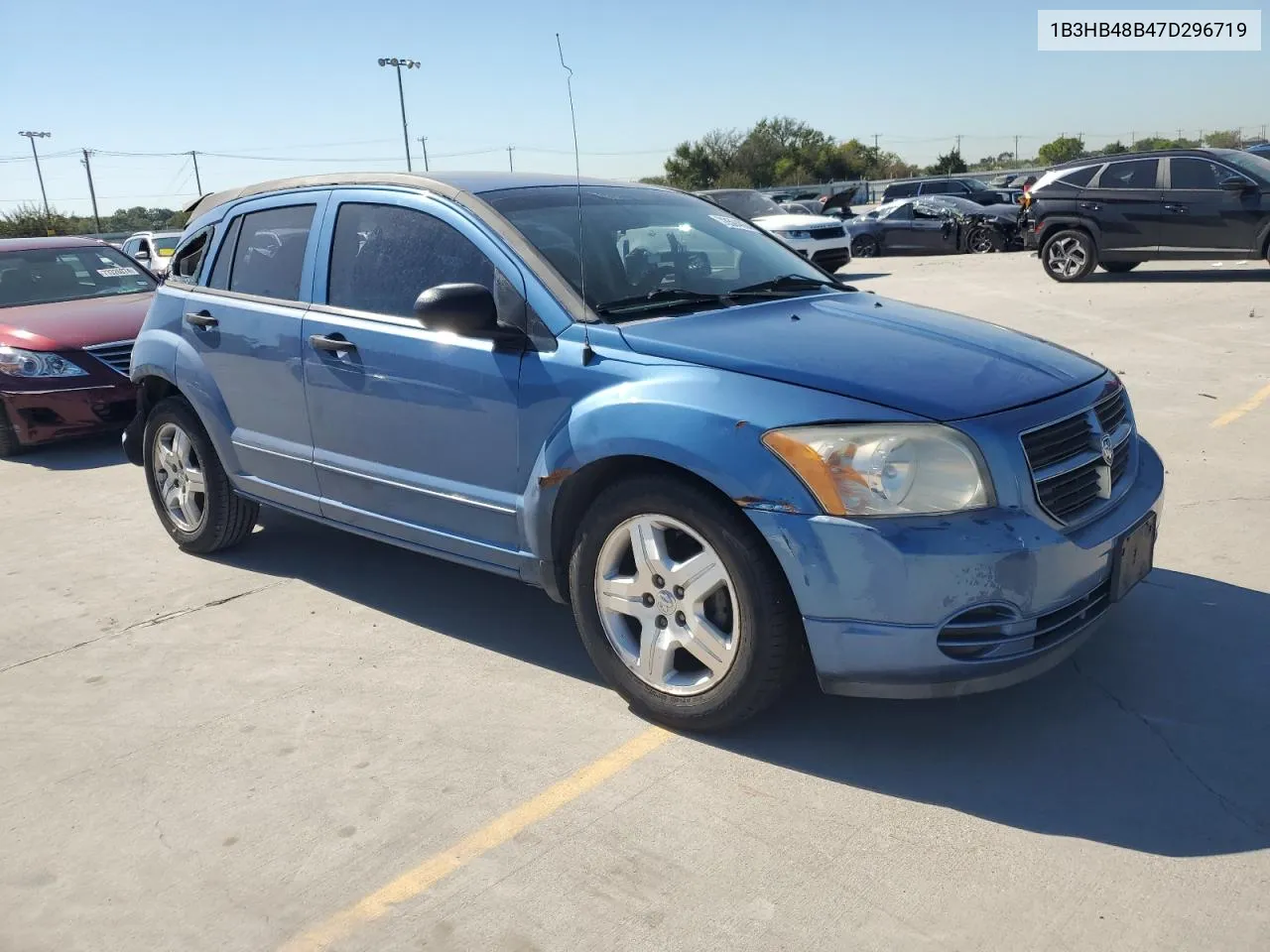 2007 Dodge Caliber Sxt VIN: 1B3HB48B47D296719 Lot: 73594064