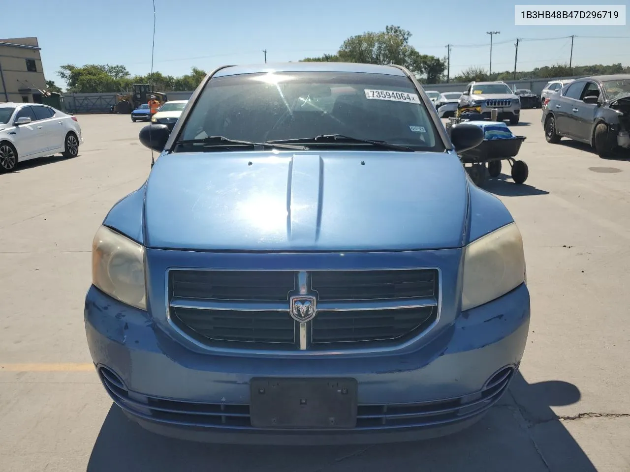 2007 Dodge Caliber Sxt VIN: 1B3HB48B47D296719 Lot: 73594064