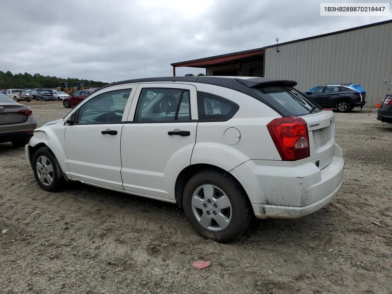 2007 Dodge Caliber VIN: 1B3HB28B87D218447 Lot: 73716694