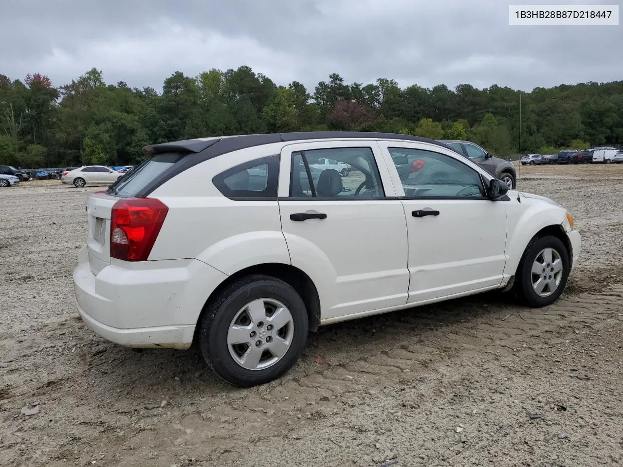 2007 Dodge Caliber VIN: 1B3HB28B87D218447 Lot: 73716694