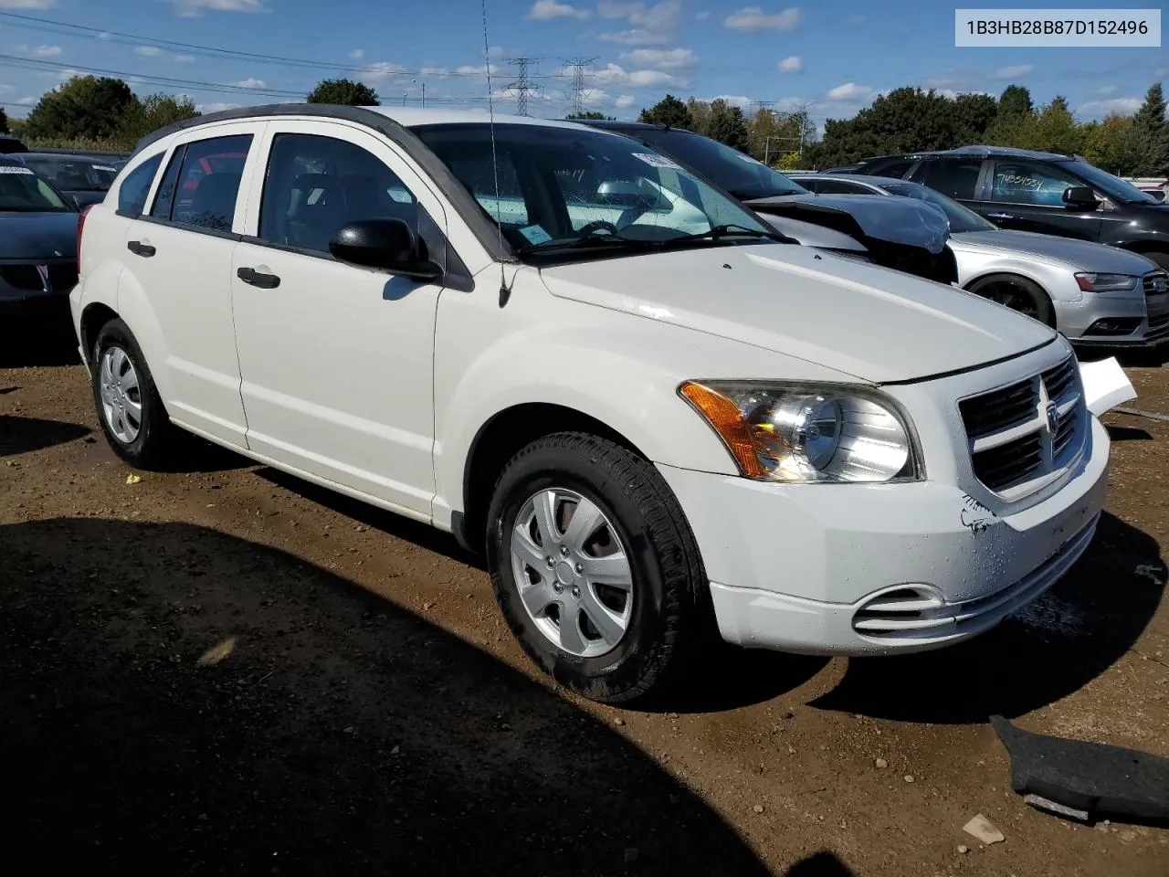 2007 Dodge Caliber VIN: 1B3HB28B87D152496 Lot: 74388774