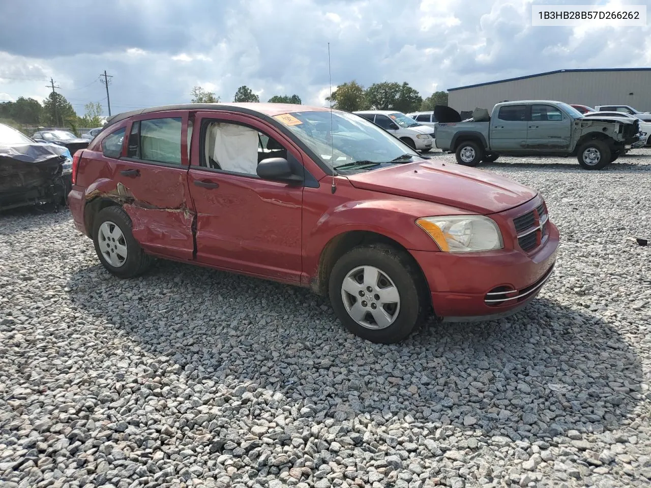 2007 Dodge Caliber VIN: 1B3HB28B57D266262 Lot: 74548324