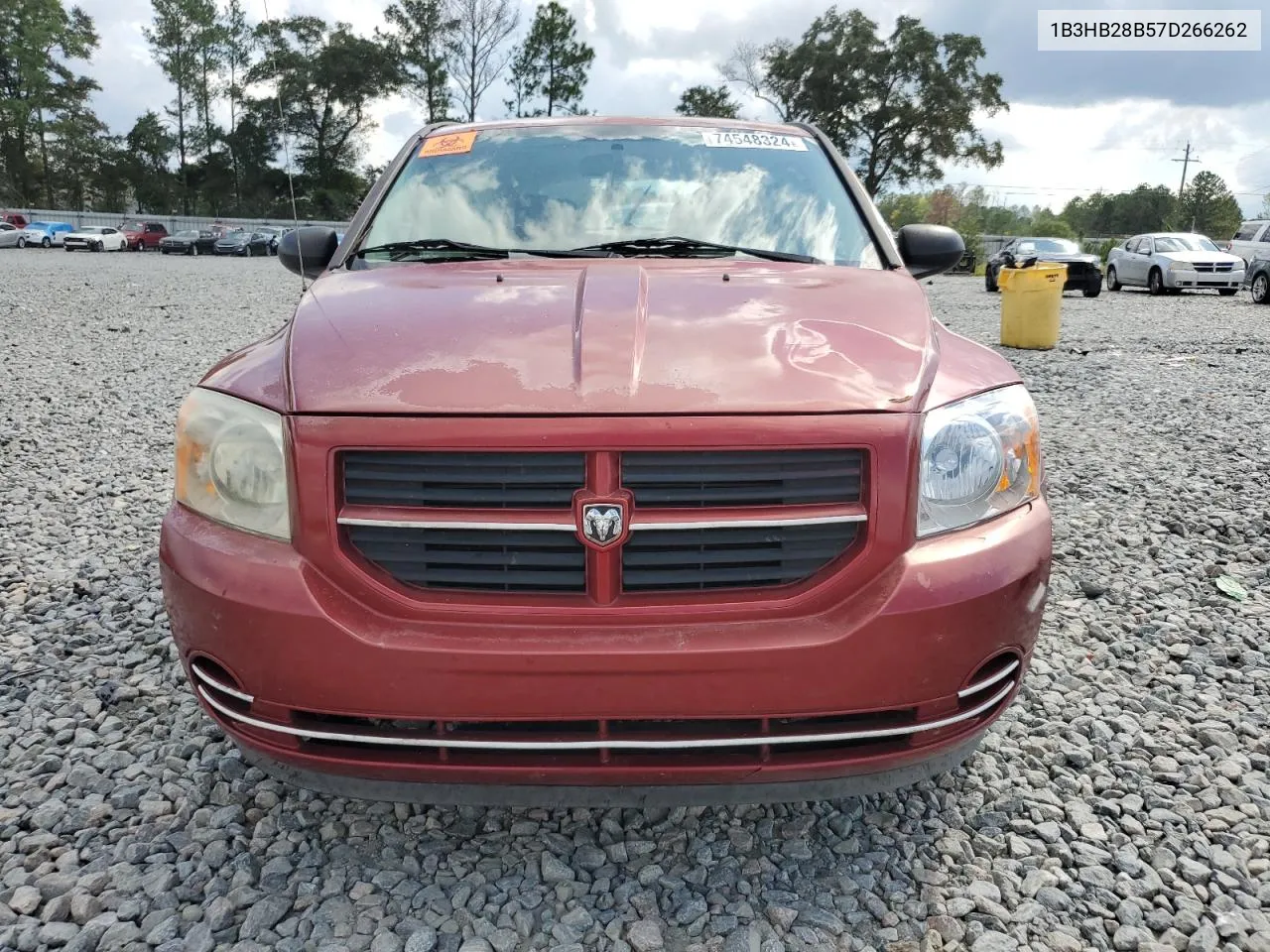 2007 Dodge Caliber VIN: 1B3HB28B57D266262 Lot: 74548324