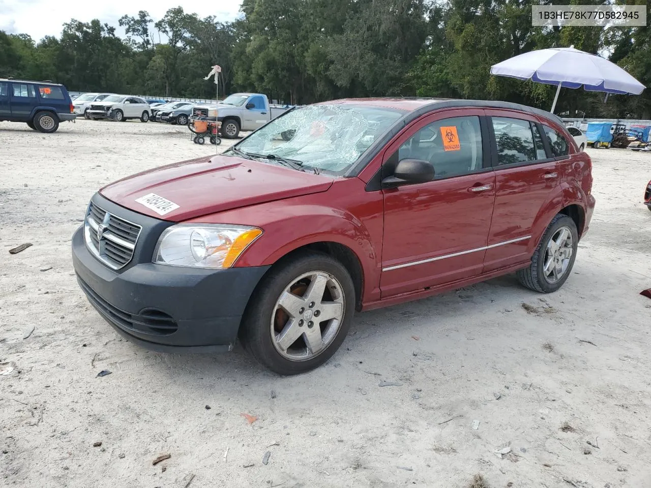 2007 Dodge Caliber R/T VIN: 1B3HE78K77D582945 Lot: 74854124