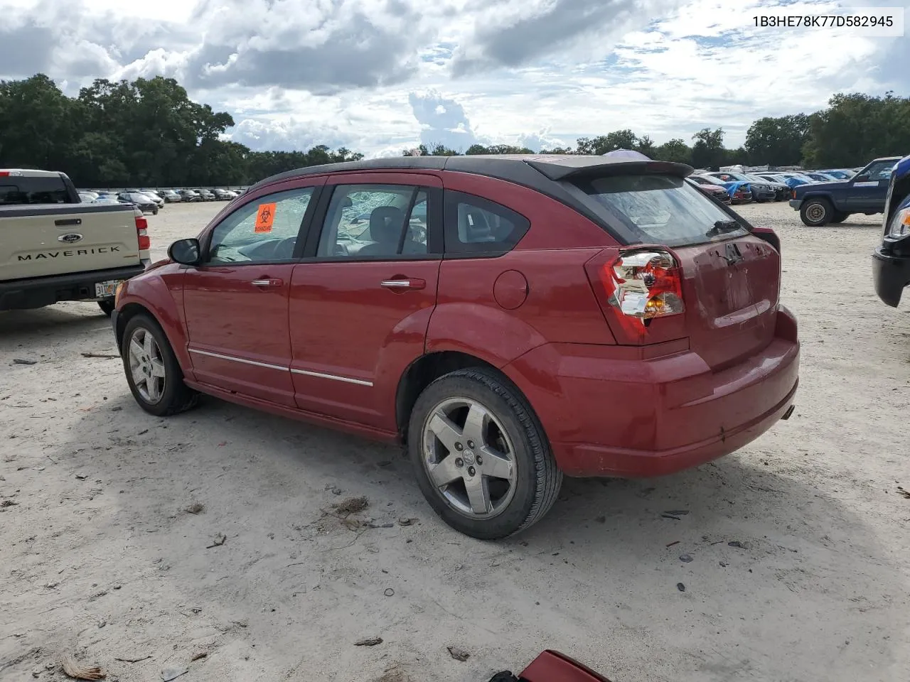 2007 Dodge Caliber R/T VIN: 1B3HE78K77D582945 Lot: 74854124