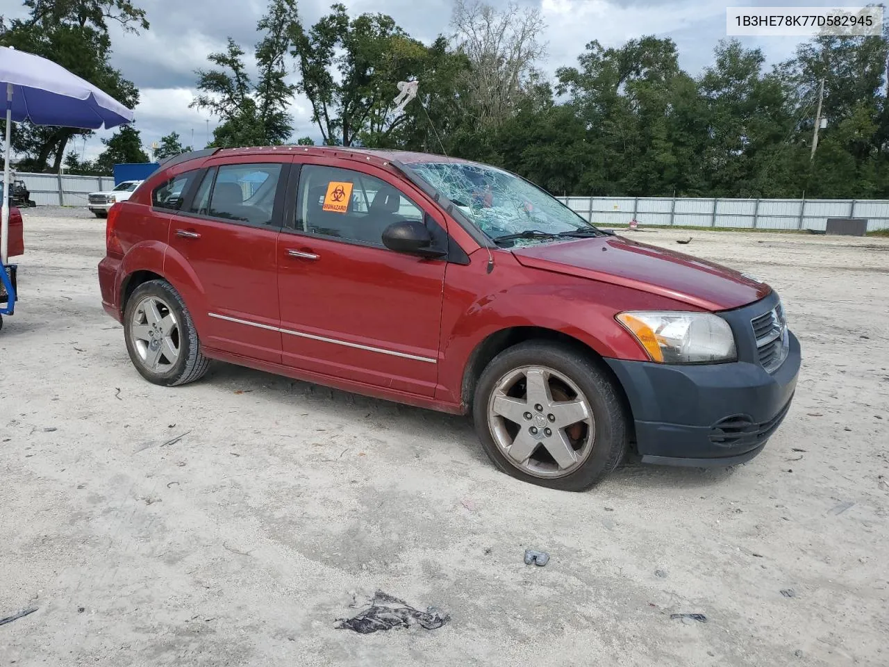 2007 Dodge Caliber R/T VIN: 1B3HE78K77D582945 Lot: 74854124