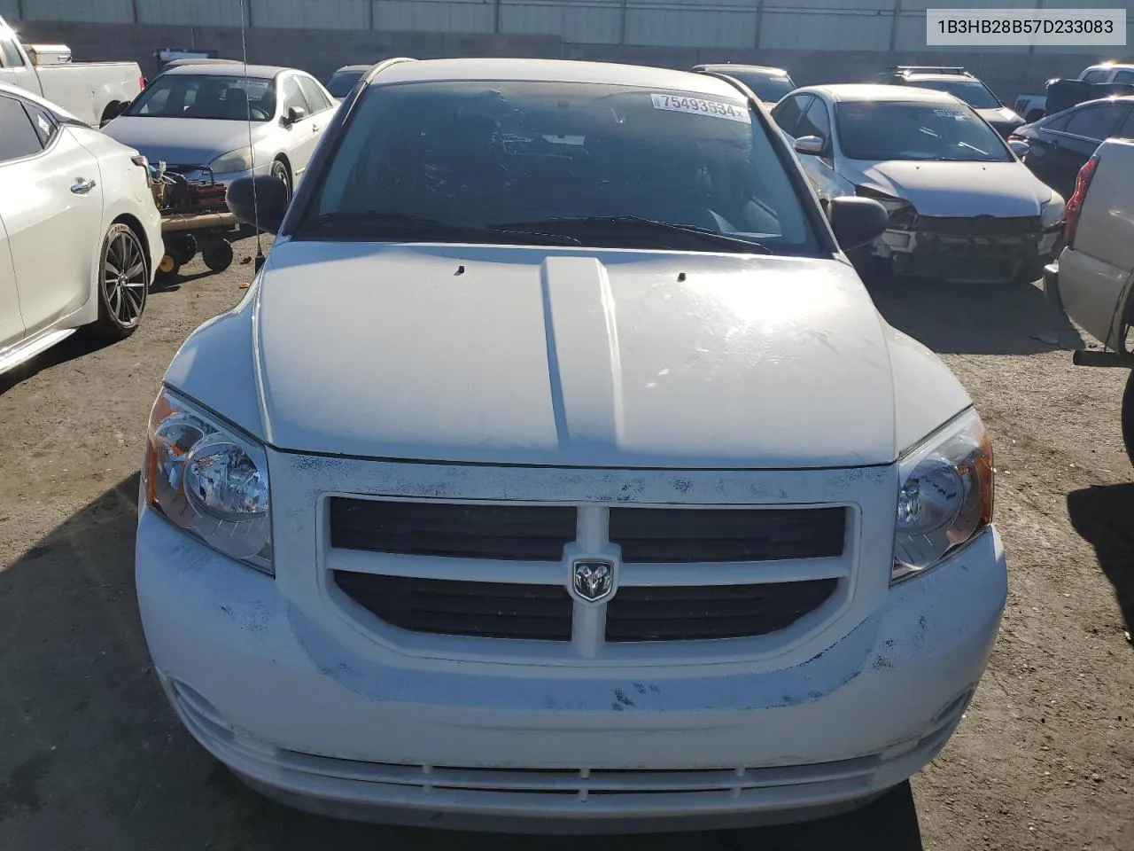 2007 Dodge Caliber VIN: 1B3HB28B57D233083 Lot: 75493534