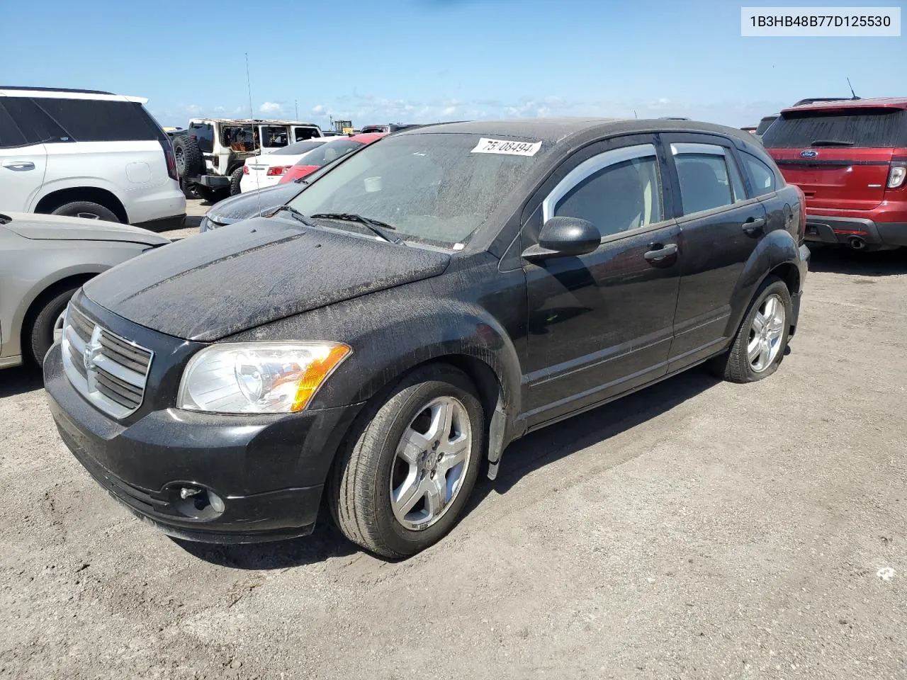 2007 Dodge Caliber Sxt VIN: 1B3HB48B77D125530 Lot: 75508494