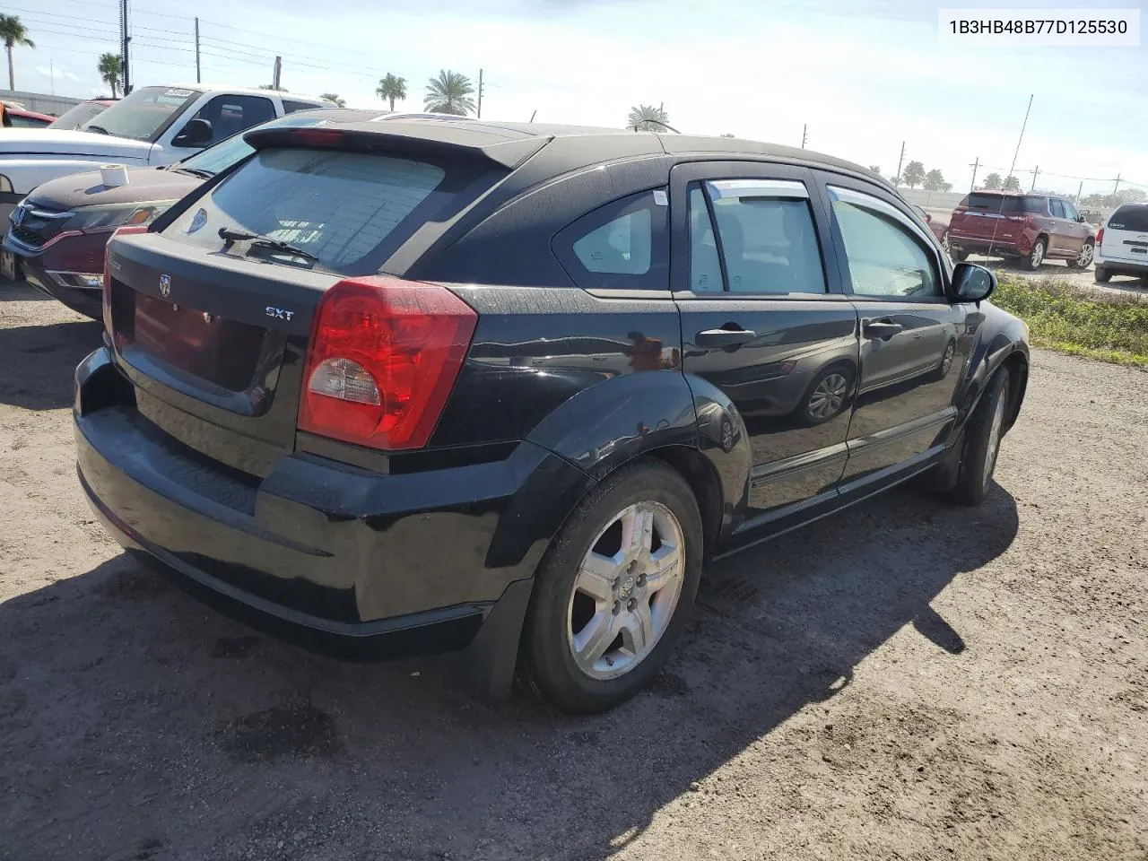 2007 Dodge Caliber Sxt VIN: 1B3HB48B77D125530 Lot: 75508494