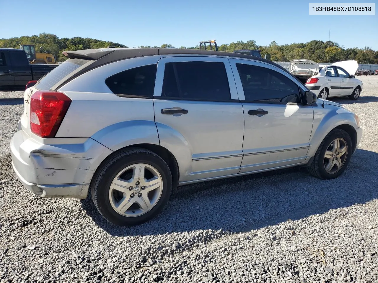 2007 Dodge Caliber Sxt VIN: 1B3HB48BX7D108818 Lot: 75749304