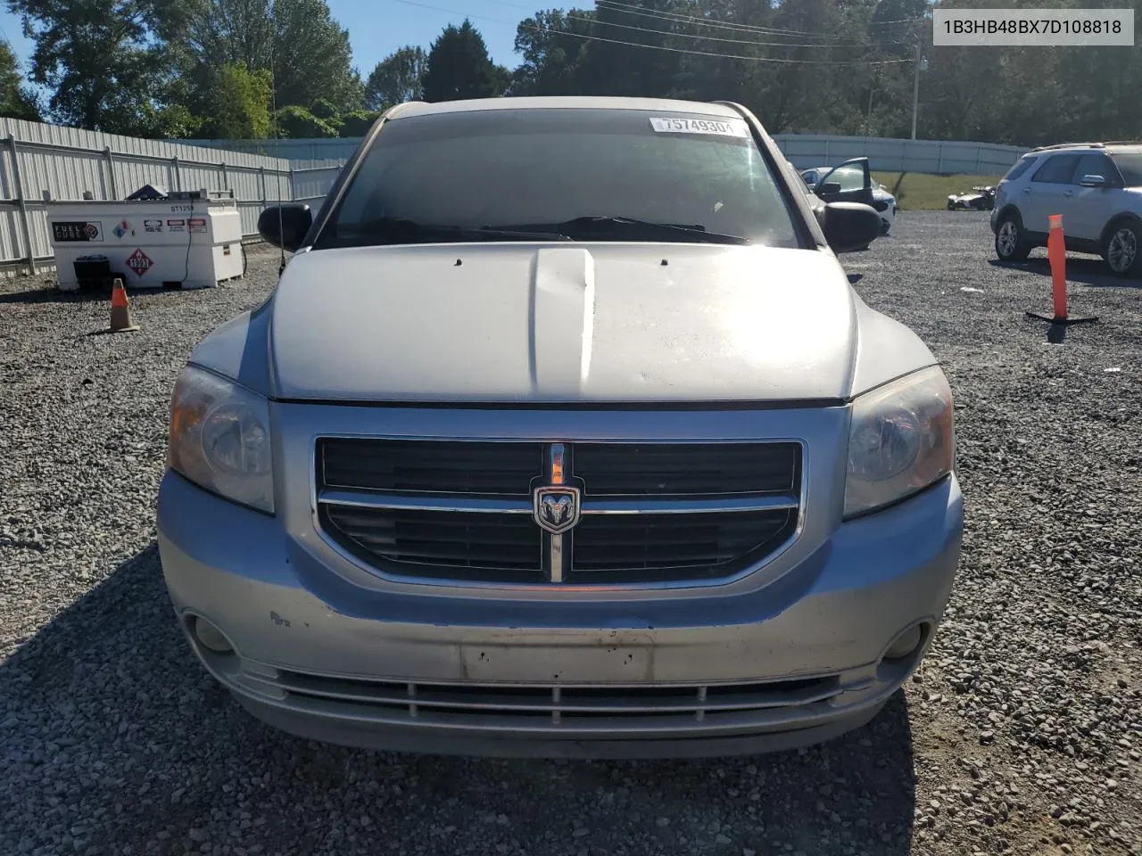 2007 Dodge Caliber Sxt VIN: 1B3HB48BX7D108818 Lot: 75749304